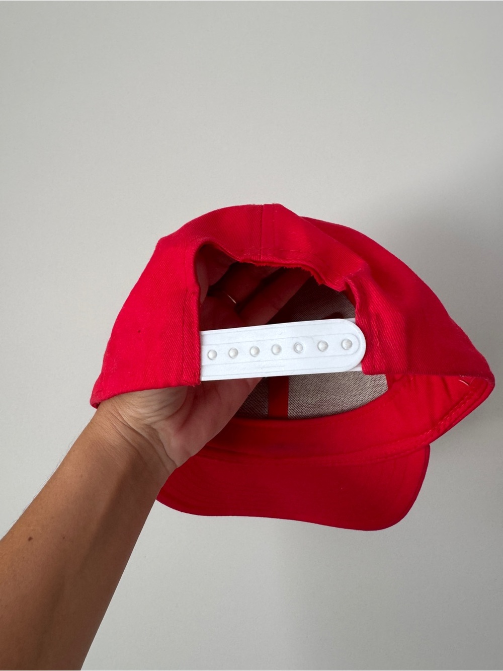 Coca-Cola Red Cap with White Script Logo - Picture 5 of 6